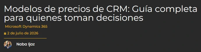 Captura de pantalla de la Guía de Precios de CRM 2026 de AlphaBOLD que detalla las tarifas por usuario y las listas de precios de Salesforce Agentforce.